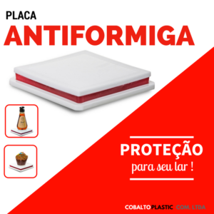 Placa antiformiga cobalt plastic